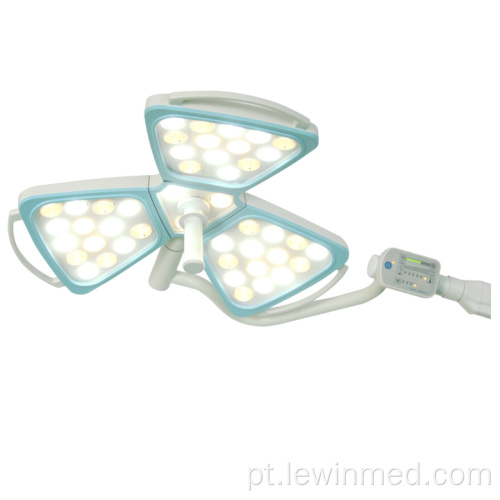 Lâmpada cirúrgica sem sombra de LED para teto em forma de flor